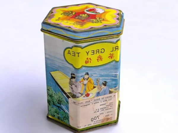 Tea Tin Storage Box 3d model Tea Tin Storage Box 3d model
