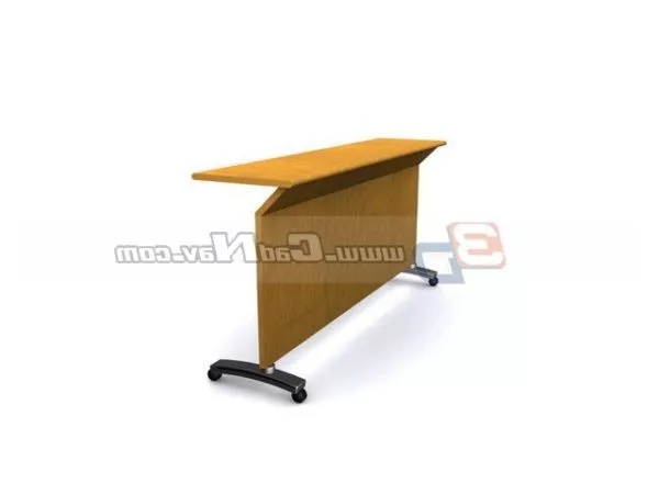 School Teacher Desk 3d model School Teacher Desk 3d model