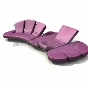Furniture Convertible Sofa 3d model