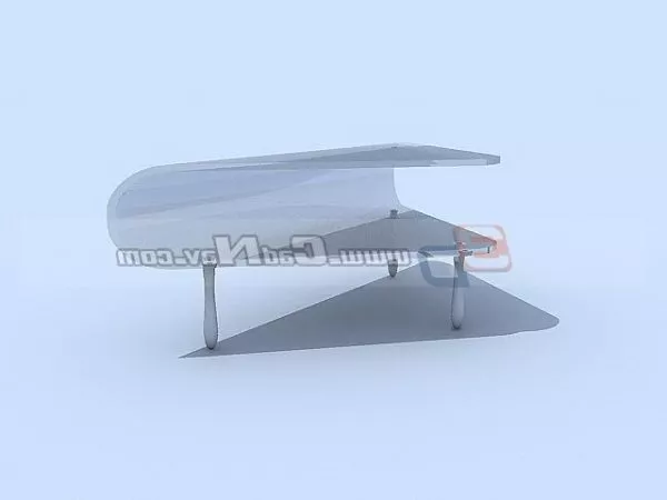 Tempered Glass Coffee Table Furniture 3d model Tempered Glass Coffee Table Furniture 3d model