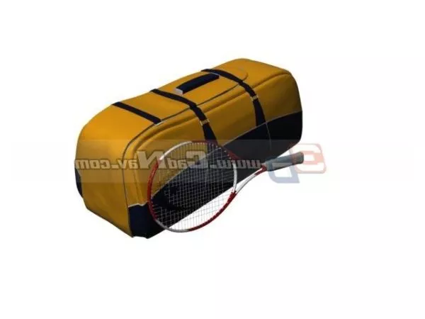 Classic Leather Bag 3d model
