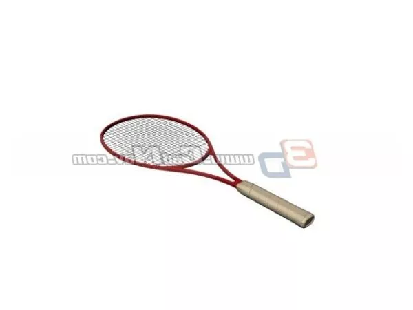 Single Tennis Racket 3d model Single Tennis Racket 3d model