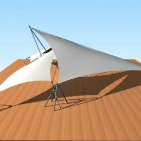 Construction Tensile Fabric Structure 3d model
