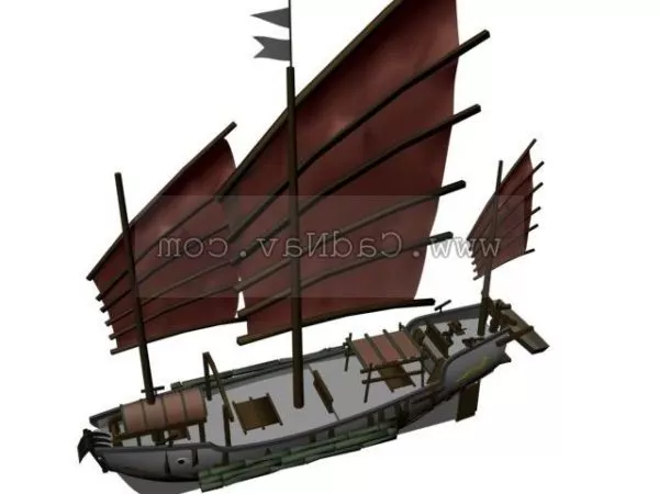 Inflatable Boat 3d model