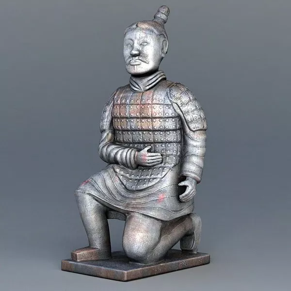 Ancient Chinese Terracotta Warrior 3d model Ancient Chinese Terracotta Warrior 3d model