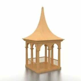Thai Traditional Style Gazebo 3d model