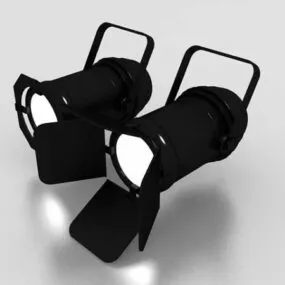 Studio Stage Lights 3d model