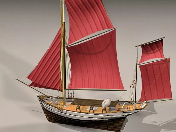 France Sailingboat 3d model France Sailingboat 3d model