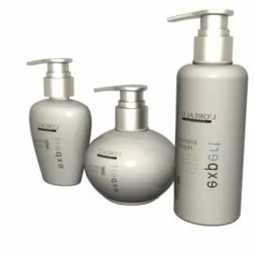 Beauty Salon Bottle Hair Conditioner 3d model