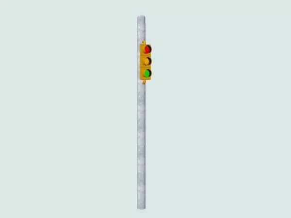 Traffic Cone Plastic 3d model