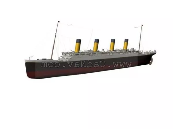 Titanic Watercraft 3d model Titanic Watercraft 3d model