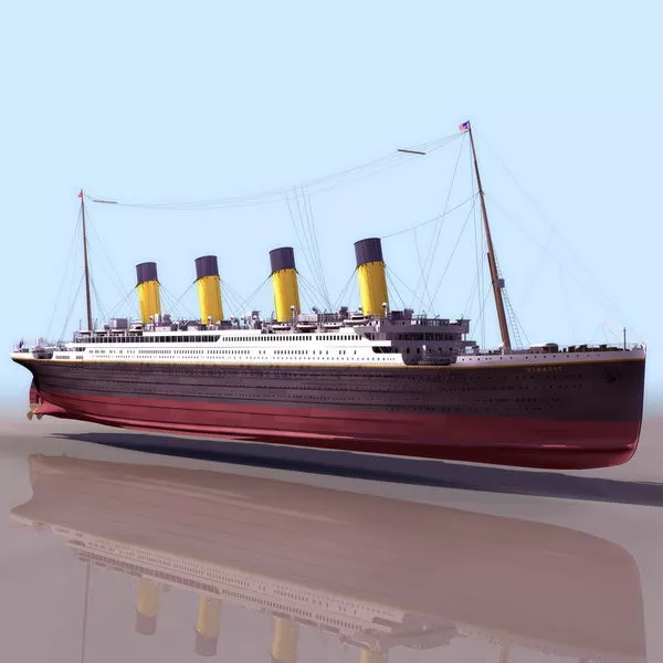 Titanic Ship Free 3d Model - .3ds - Open3dModel 184484