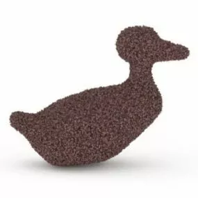 Topiary Duck Garden Decor 3d model