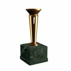 Lighting Torchiere Style Garden Lamp 3d model
