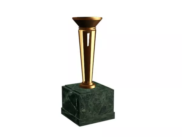 Torch On Wall Sconce Lamp 3d model