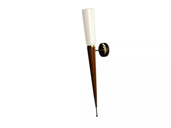 Torch On Wall Sconce Lamp 3d model