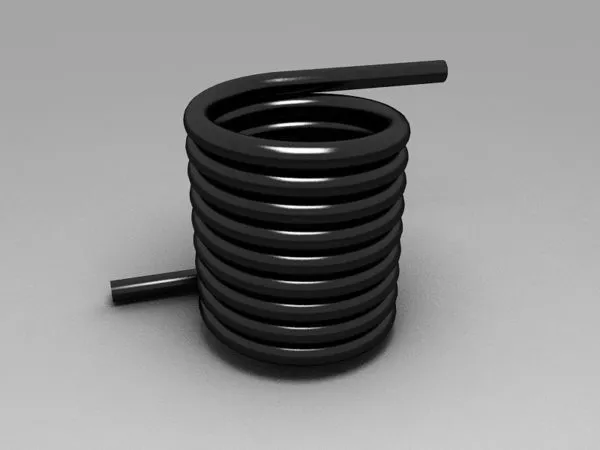 Industrial Torsion Spring 3d model Industrial Torsion Spring 3d model