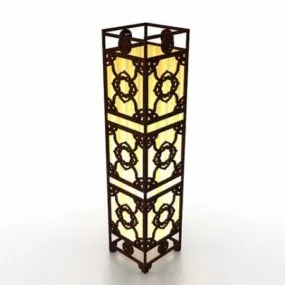 Tower Pattern Floor Lamp 3d model