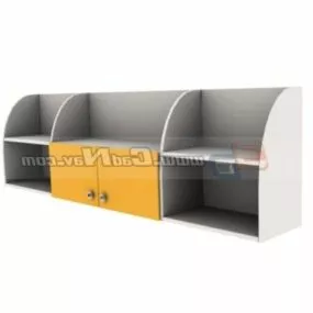 Supermarket Toys Storage Cabinet 3d model