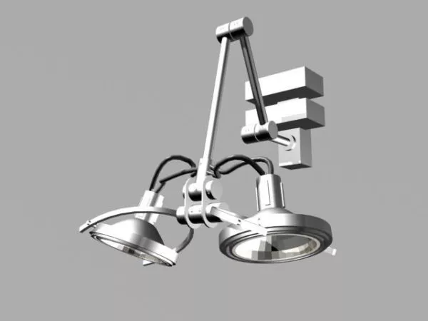 Studio Track Spot Lights 3d model Studio Track Spot Lights 3d model