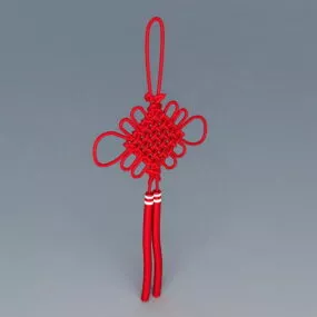 Fashion Traditional Chinese Knot 3d model