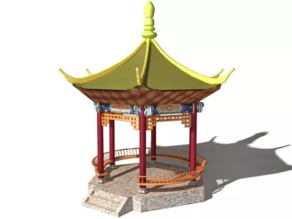 Starburst Lake Scene 3d model