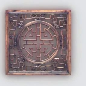 Traditional Old Chinese Windows 3d model
