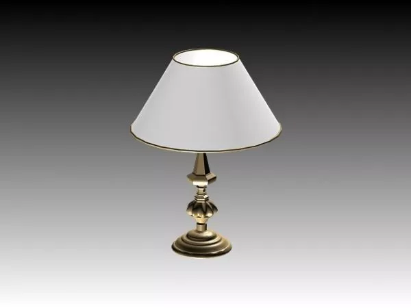 Traditional Old Bronze Table Lamp 3d model Traditional Old Bronze Table Lamp 3d model