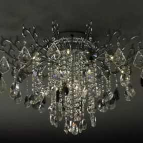 Hotel Luxury Crystal Chandelier 3d model