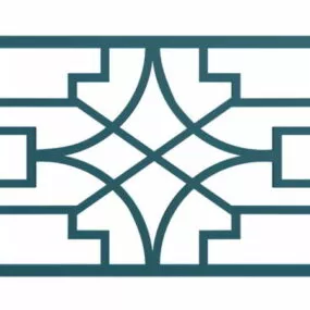 Traditional Latticed Window Design 3d model