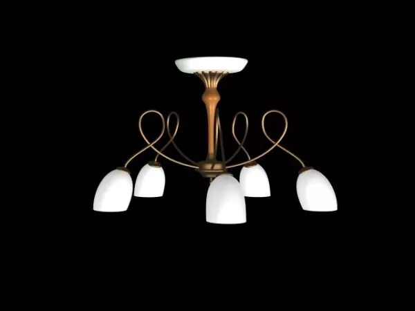 Antique Old Rustic Bronze Chandelier 3d model Antique Old Rustic Bronze Chandelier 3d model