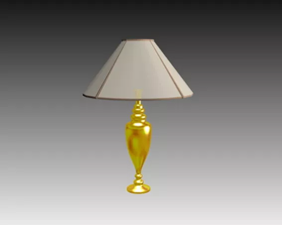 Traditional Bedroom Table Lamps 3d model Traditional Bedroom Table Lamps 3d model