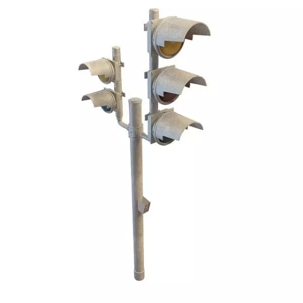 City Traffic Signal Lights 3d model City Traffic Signal Lights 3d model