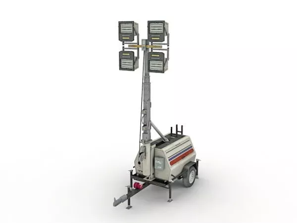 Military Base Tower Building 3d model