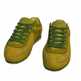 Fashion Trainers Sports Shoes 3d model