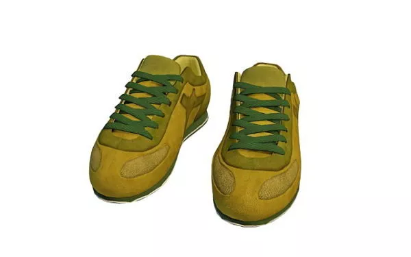 Red Sneakers 3d model