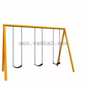 Outdoor Swing Frame 3d model