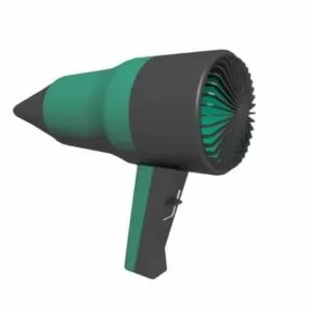 Beauty Salon Travel Hair Dryer 3d model