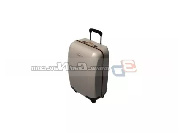 Travelling Luggage With Wheel 3d model Travelling Luggage With Wheel 3d model