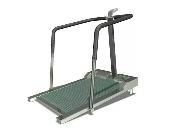 Fitness Treadmill Walk Machine With Monitor 3d model