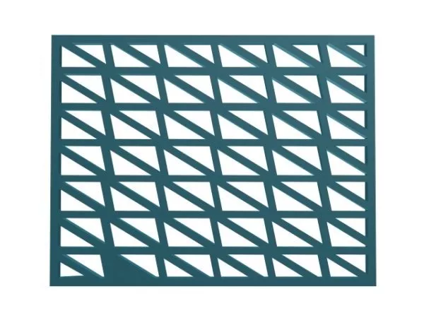 Triangle Lattice Window 3d model Triangle Lattice Window 3d model