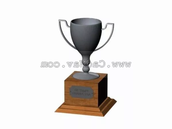 Silver Trophy Cup 3d model Silver Trophy Cup 3d model