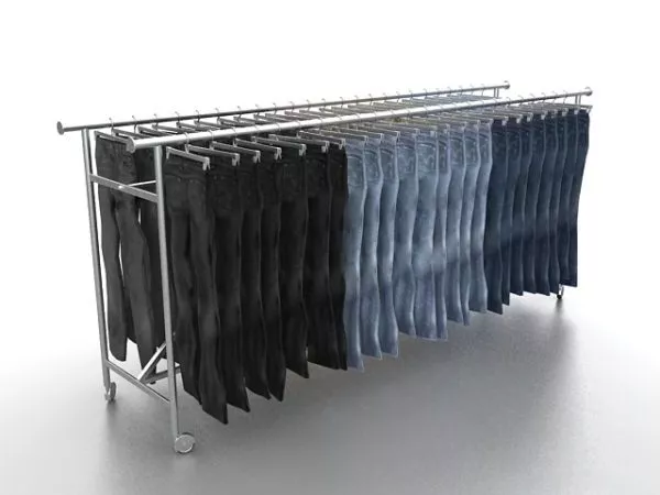 Store Trousers Display Rack 3d model Store Trousers Display Rack 3d model