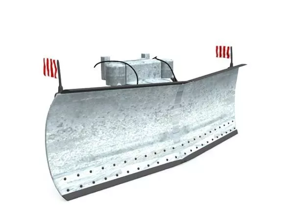 City Snow Plow Truck 3d model City Snow Plow Truck 3d model