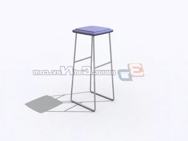 Modern Tube Bar Stool 3d model Modern Tube Bar Stool 3d model