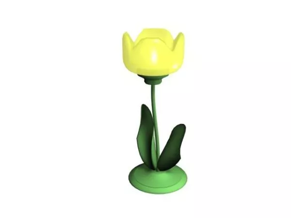 Tulip Flower Phone Holder 3d model Tulip Flower Phone Holder 3d model