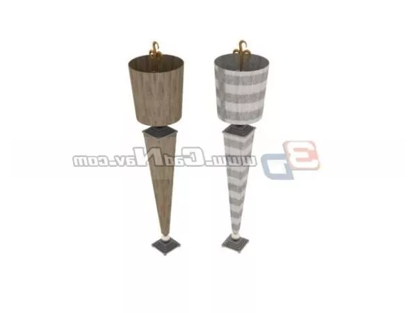 Twin Towers Design Desk Lamp 3d model Twin Towers Design Desk Lamp 3d model