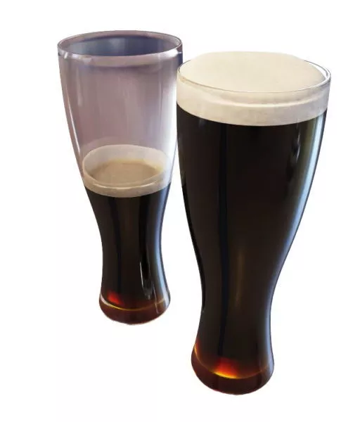 Classic Glasses 3d model