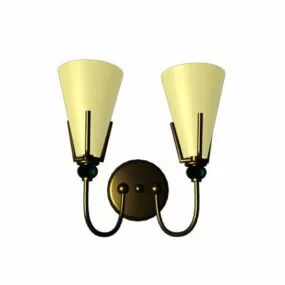 Bronze Wall Sconce Lighting 3d model