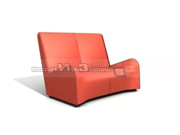 Two Seats Floor Sofa Furniture 3d model Two Seats Floor Sofa Furniture 3d model